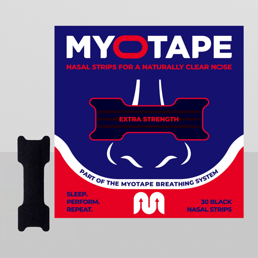MyoTape® Nasal Strips - Adults - Black - 30 Pack