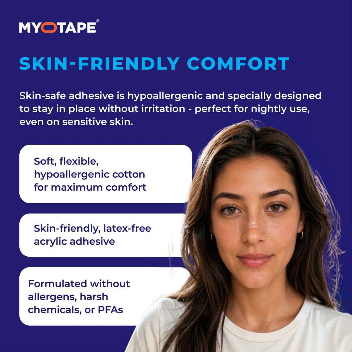 MyoTape® Nasal Strips - Adults - Black - 30 Pack
