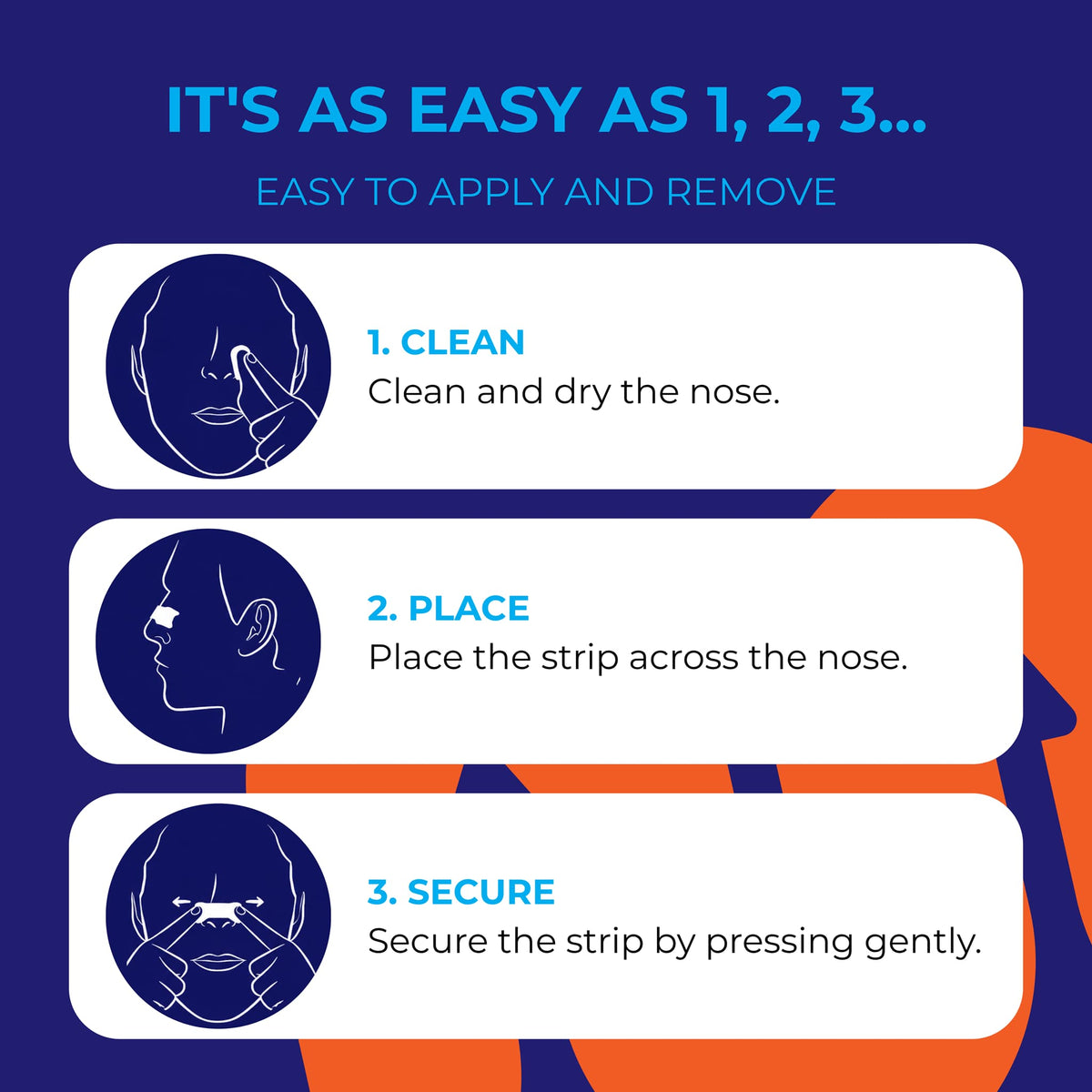 MyoTape® Nasal Strips - Adults - Black - 30 Pack