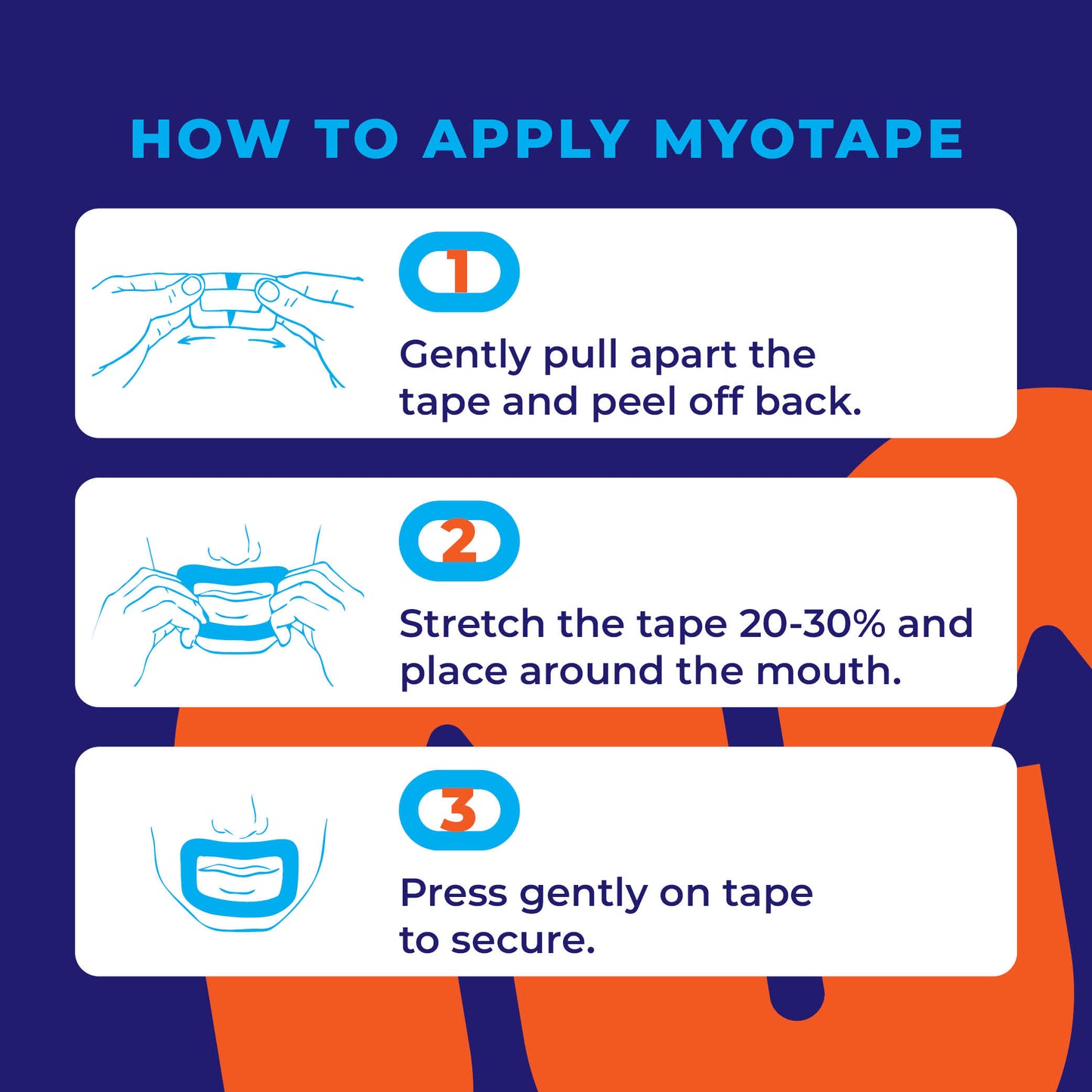 MyoTape for Adults Sensitive Skin Large- 30 Pack