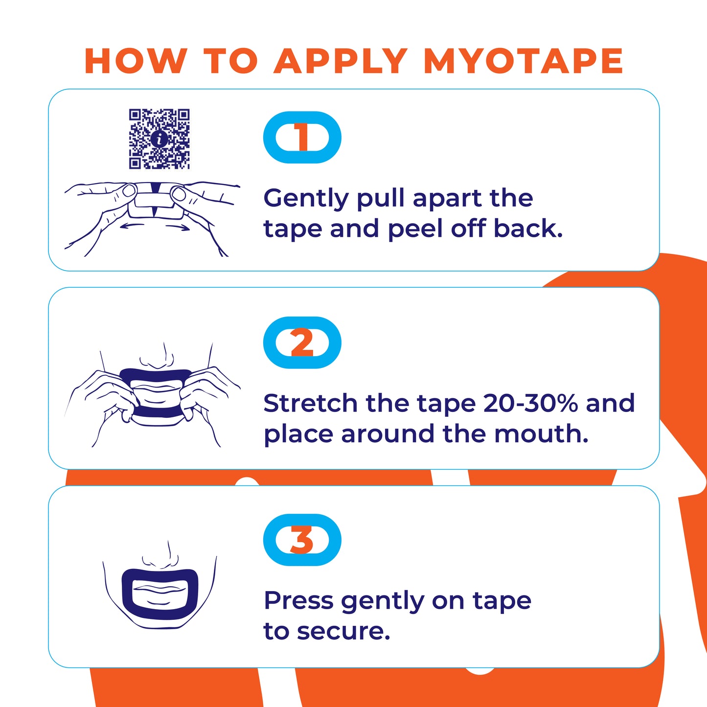 MyoTape for Adults Large- 30 Pack
